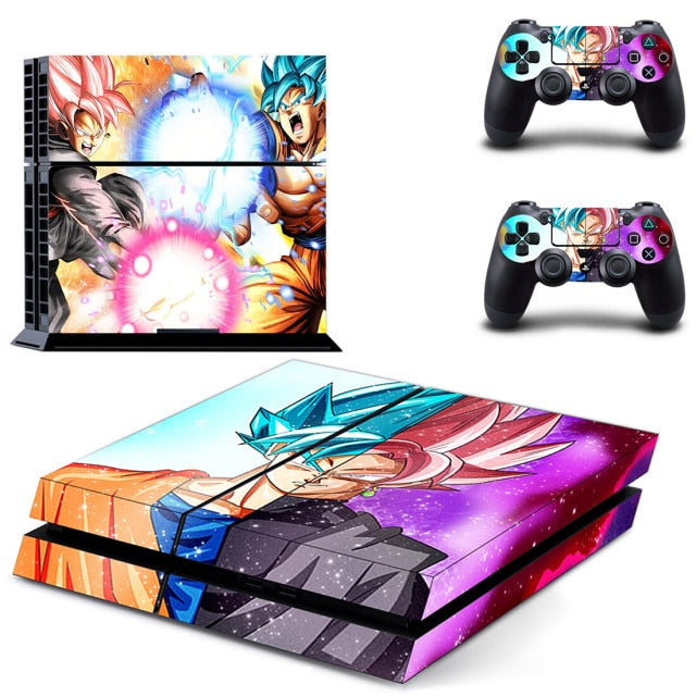 Rosé vs Goku Dragon Ball Z PS4 Sticker Playstation