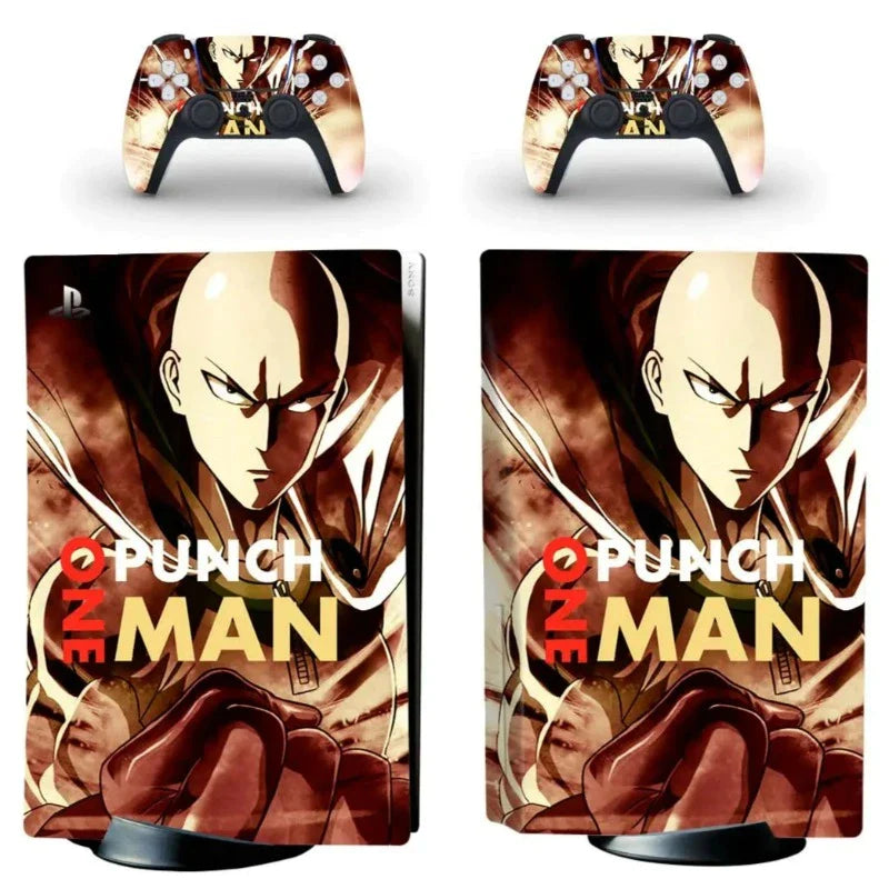 Saitama Serious One Punch Man Sticker PS5
