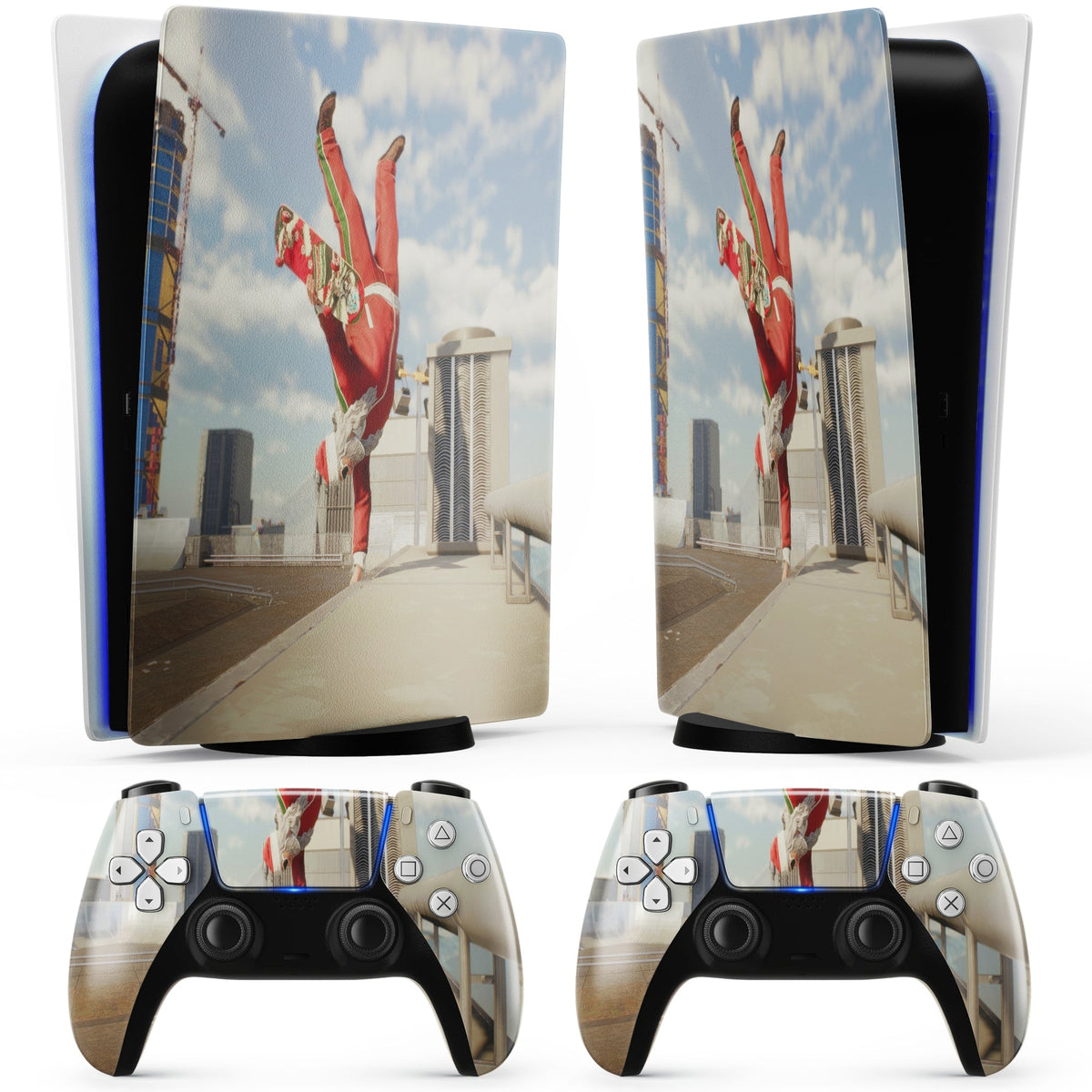 Santa Skate PS5 sticker