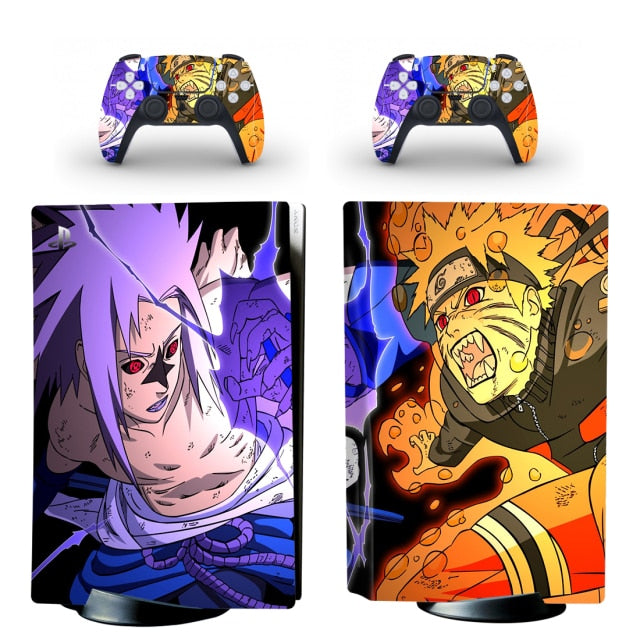 Sasuke VS Naruto PS5 Sticker