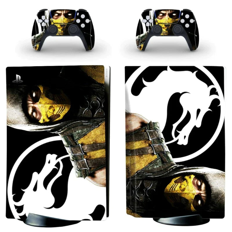 Scorpion Logo Mortal Kombat PS5 Sticker