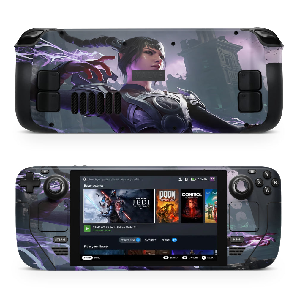 Shadowheart Baldur's Gate Steam Deck Sticker