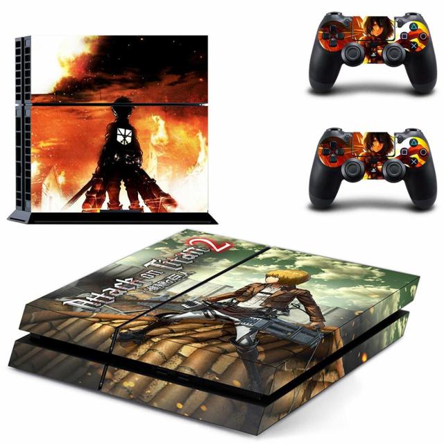 Sticker PS4 Shiganshina Attack on Titan Playstation