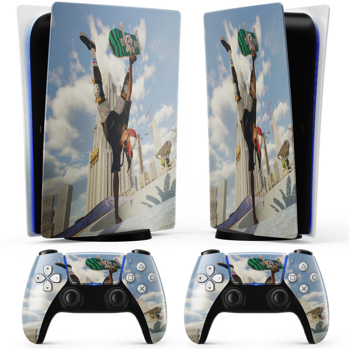Calcomanía de handstand de skate para PS5