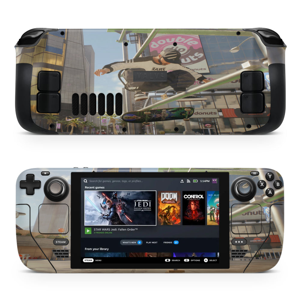 Autocollant Skate tricks pour Steam Deck
