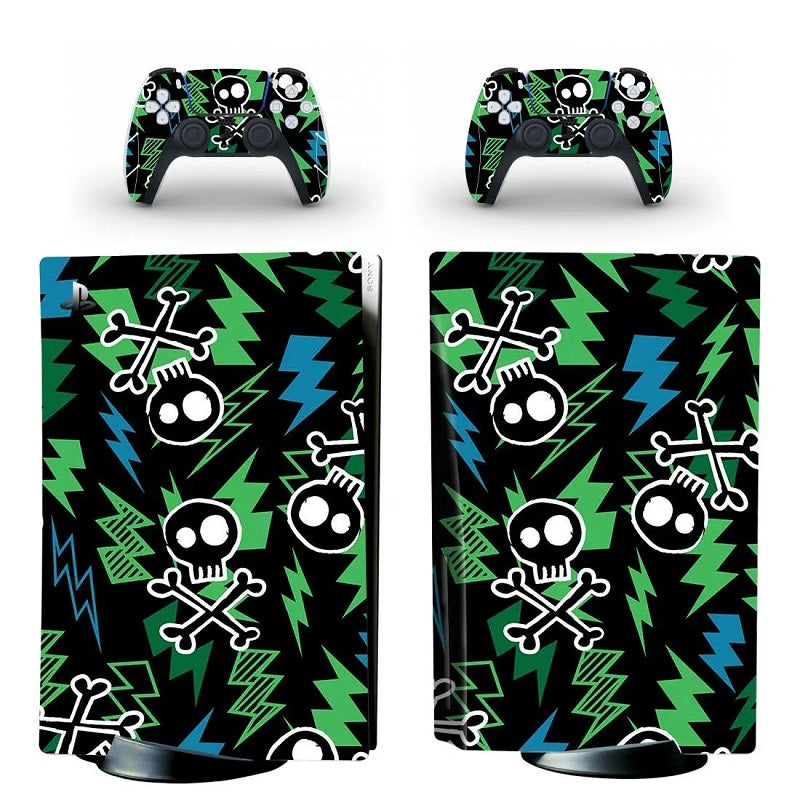 Skull Lightning PS5 Sticker