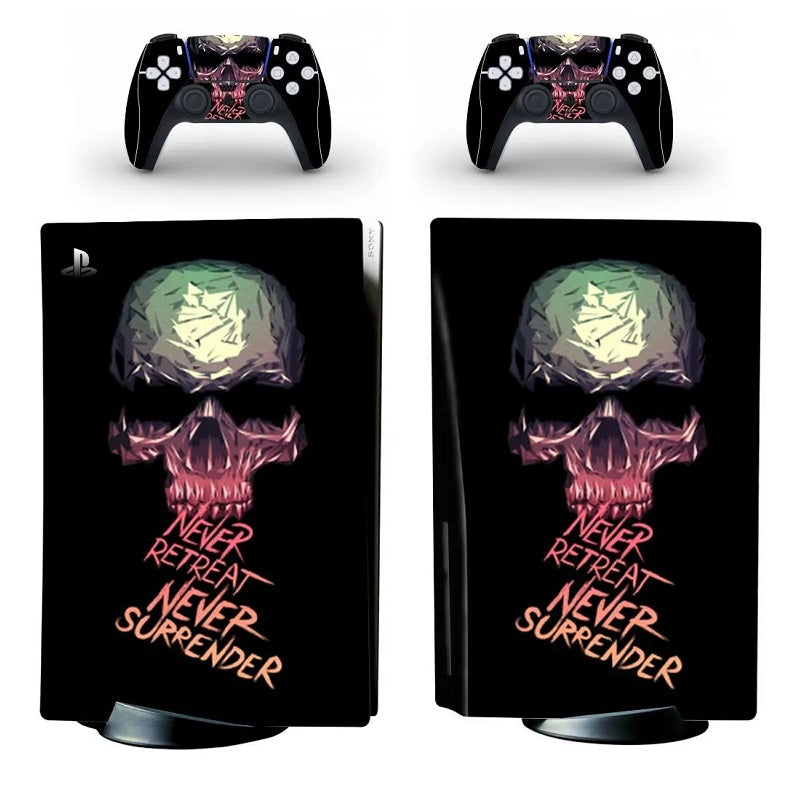 Skull Never PS5 Sticker