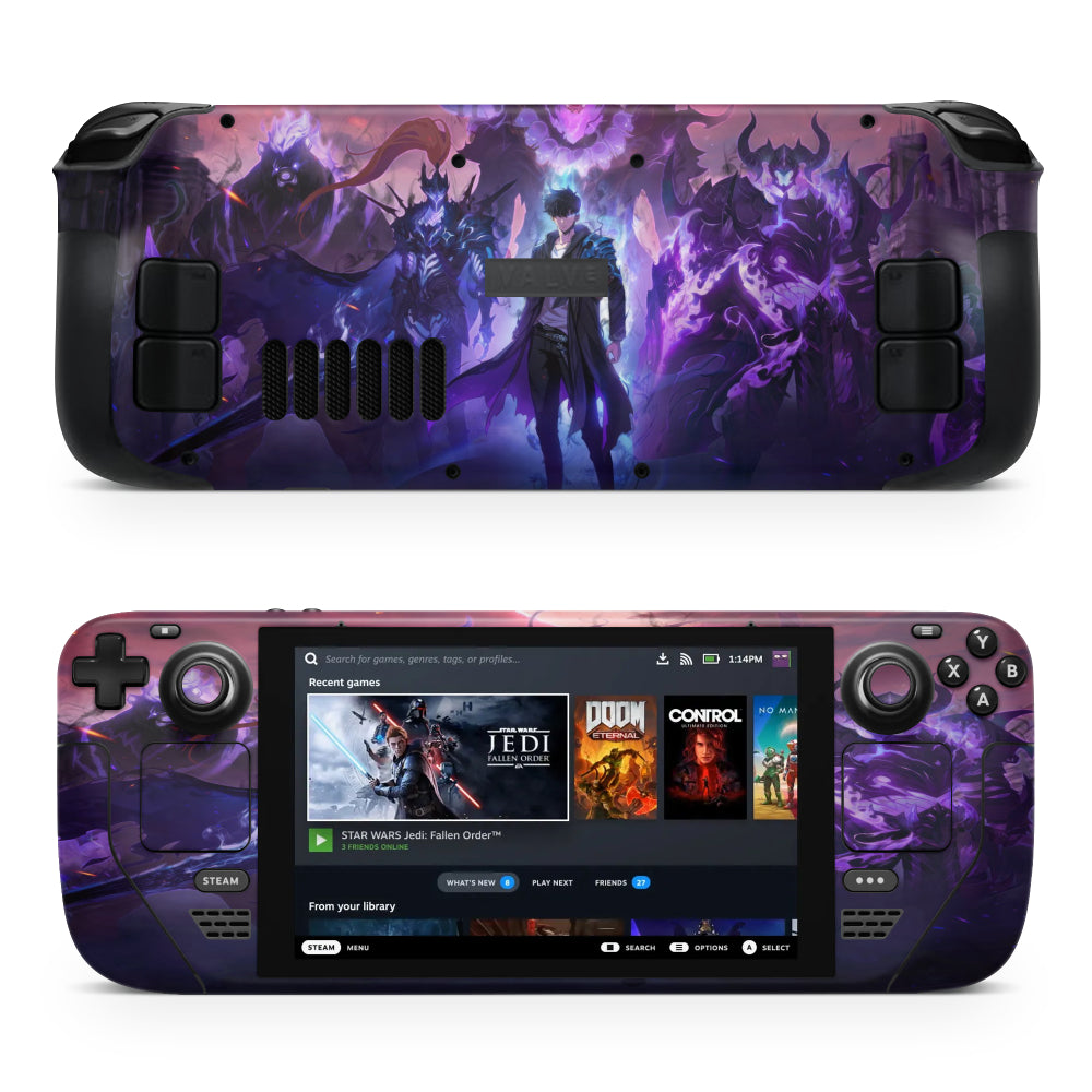 Adesivo Solo Leveling Shadows per Steam Deck