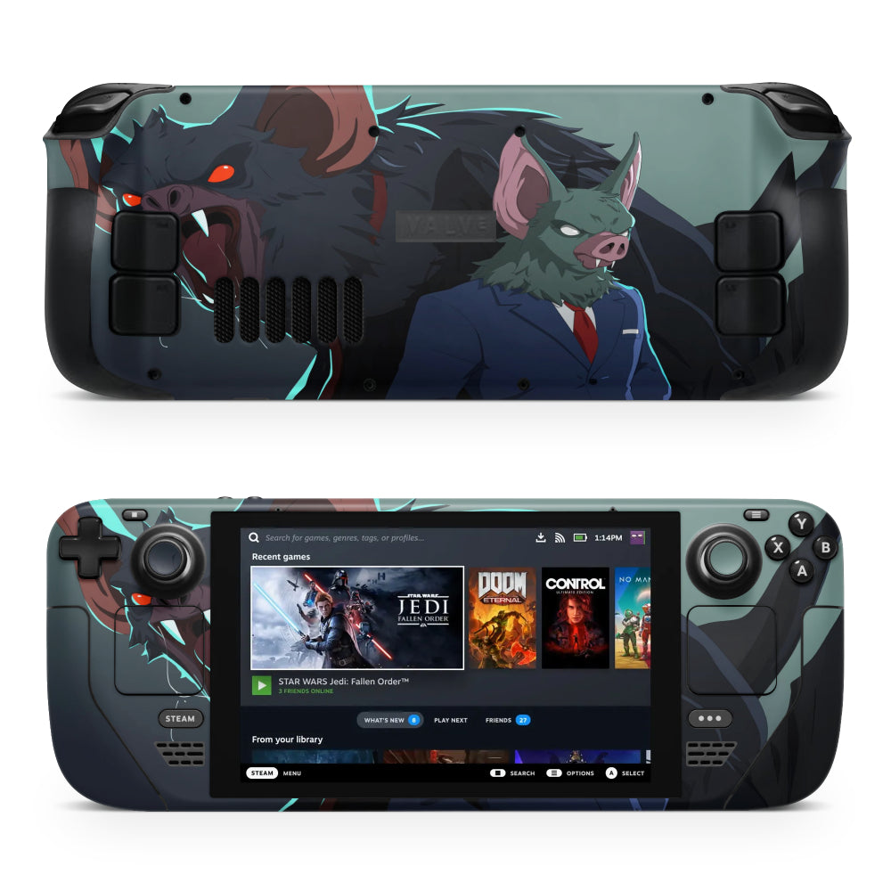 Pegatina Sonar Dispatch para Steam Deck