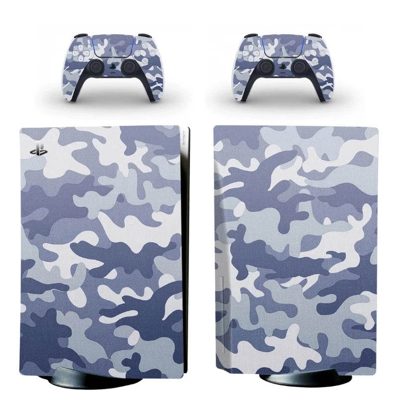 Grey Camouflage PS5 Sticker