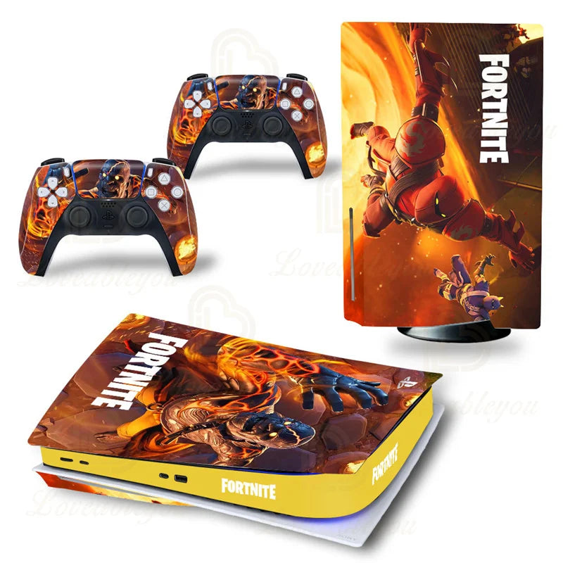 The Fire King Fortnite PS5 Sticker