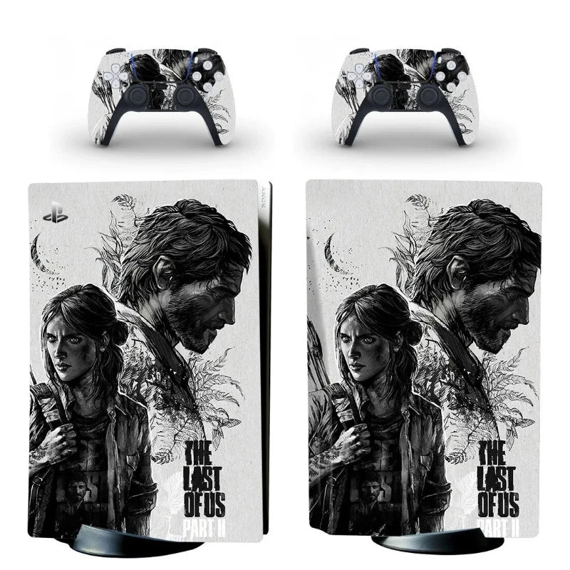The Last Of Us Joel &amp; Ellie PS5 Sticker