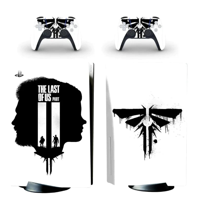 The Last Of Us White PS5 Sticker