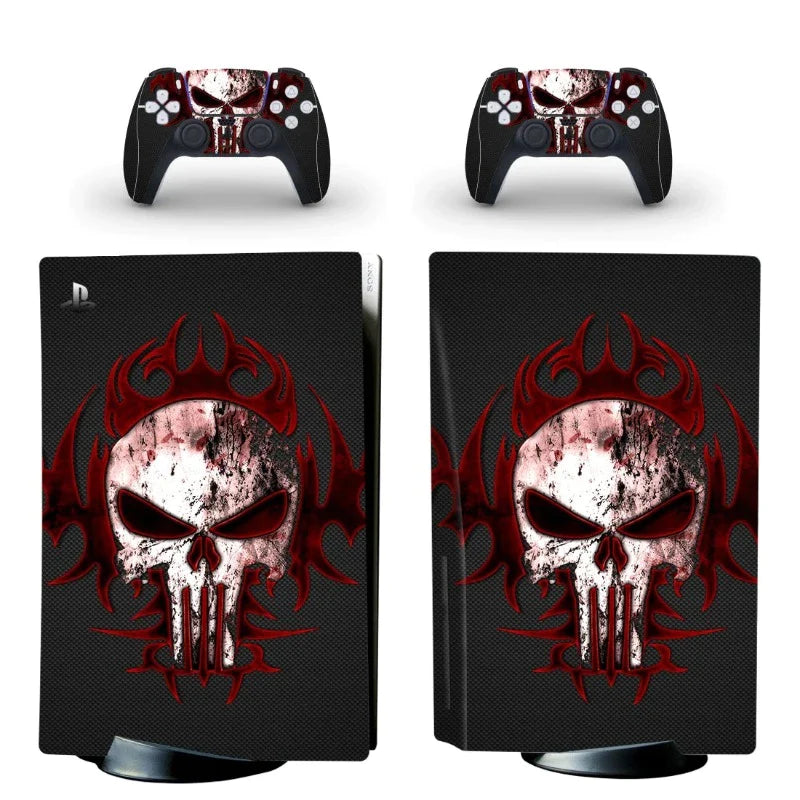 The Punisher Carbon PS5 Sticker