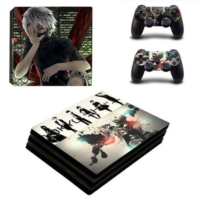 Pegatina de personajes de Tokyo Ghoul para PS4 Playstation
