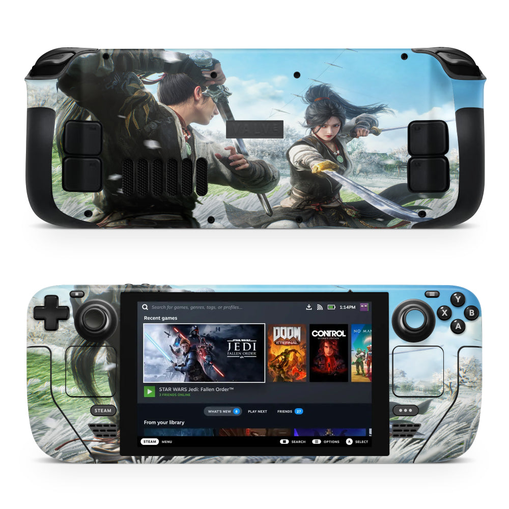 Where Winds Meet battle Steam Deck Sticker