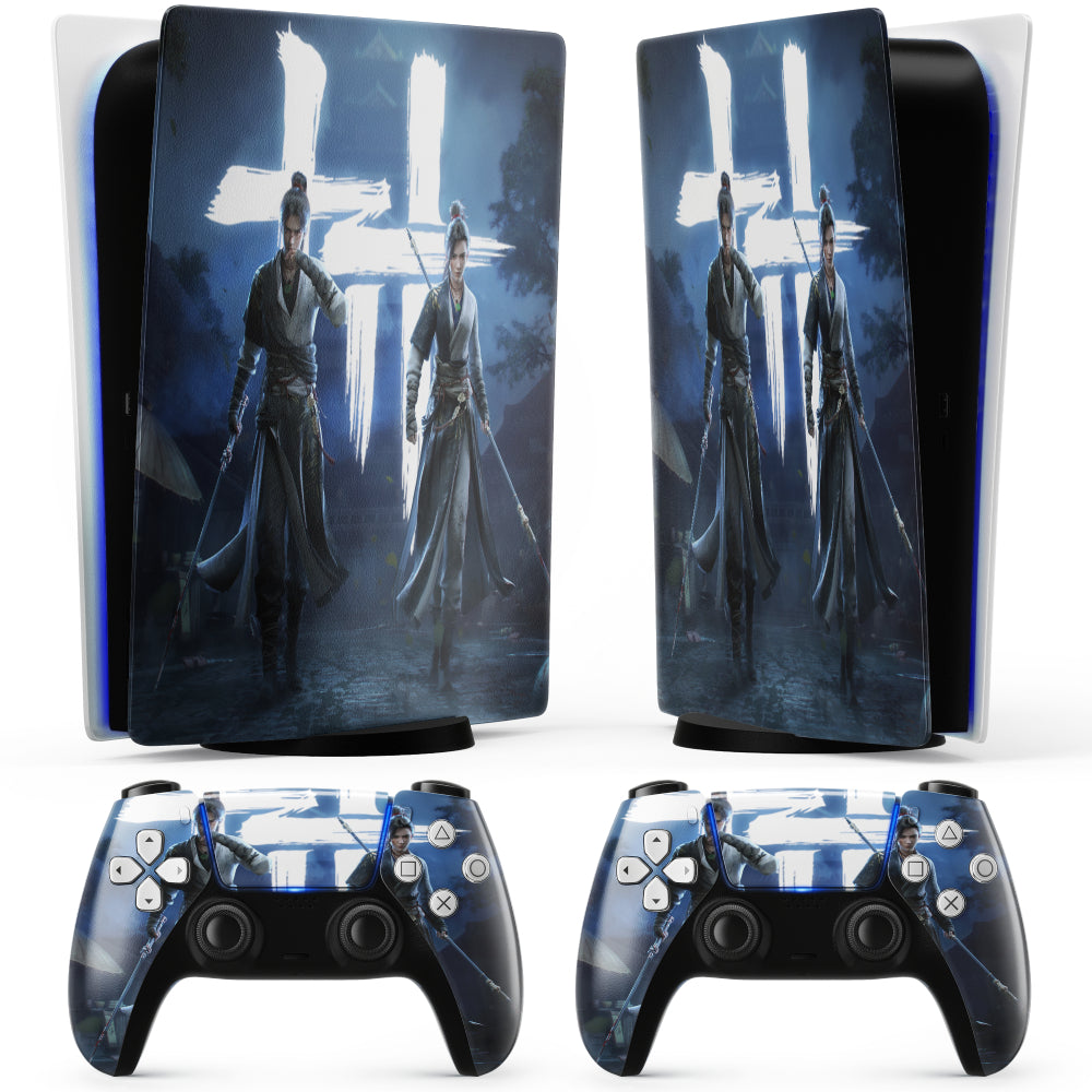 Where Winds Meet characters PS5 sticker