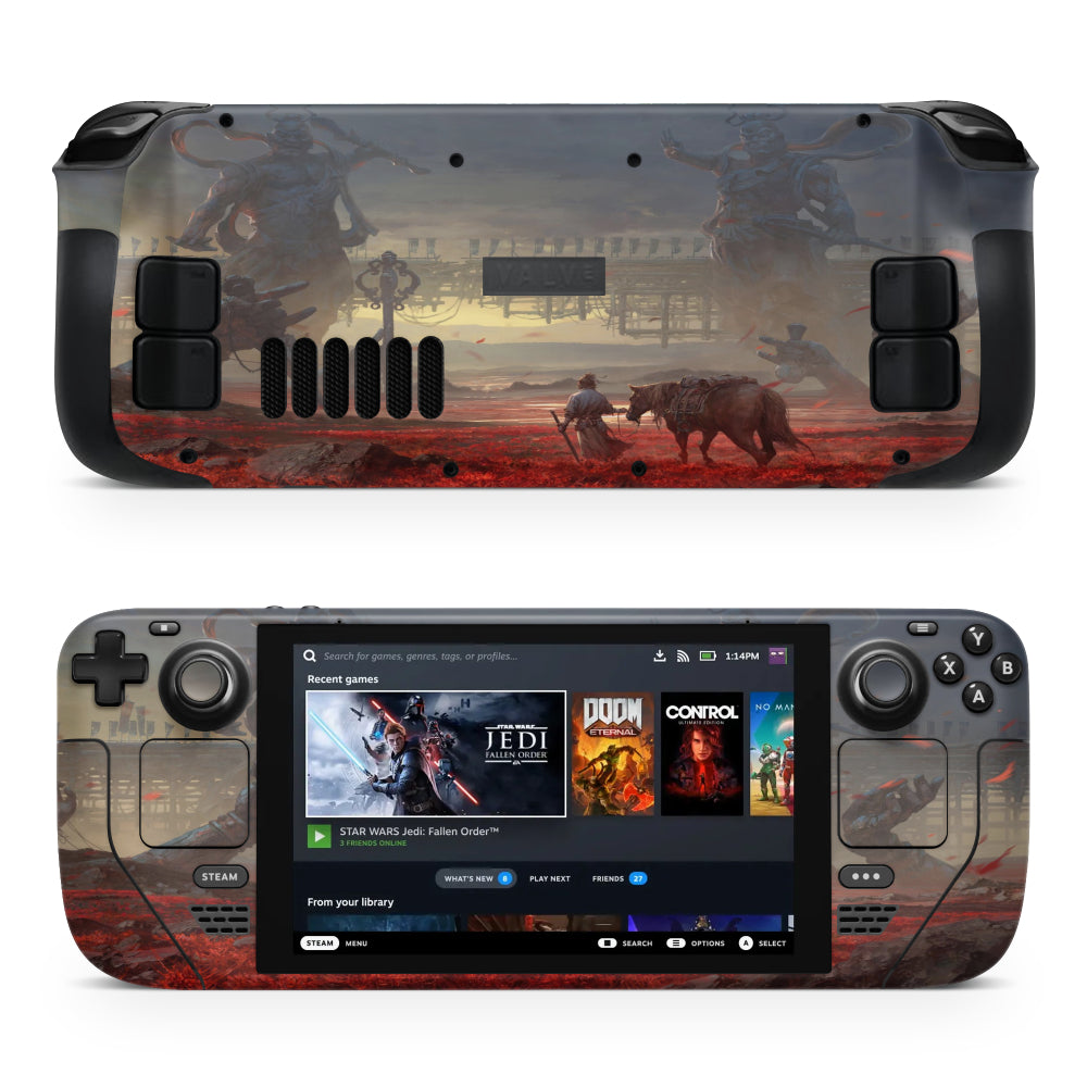 Where Winds Meet red Steam Deck Sticker