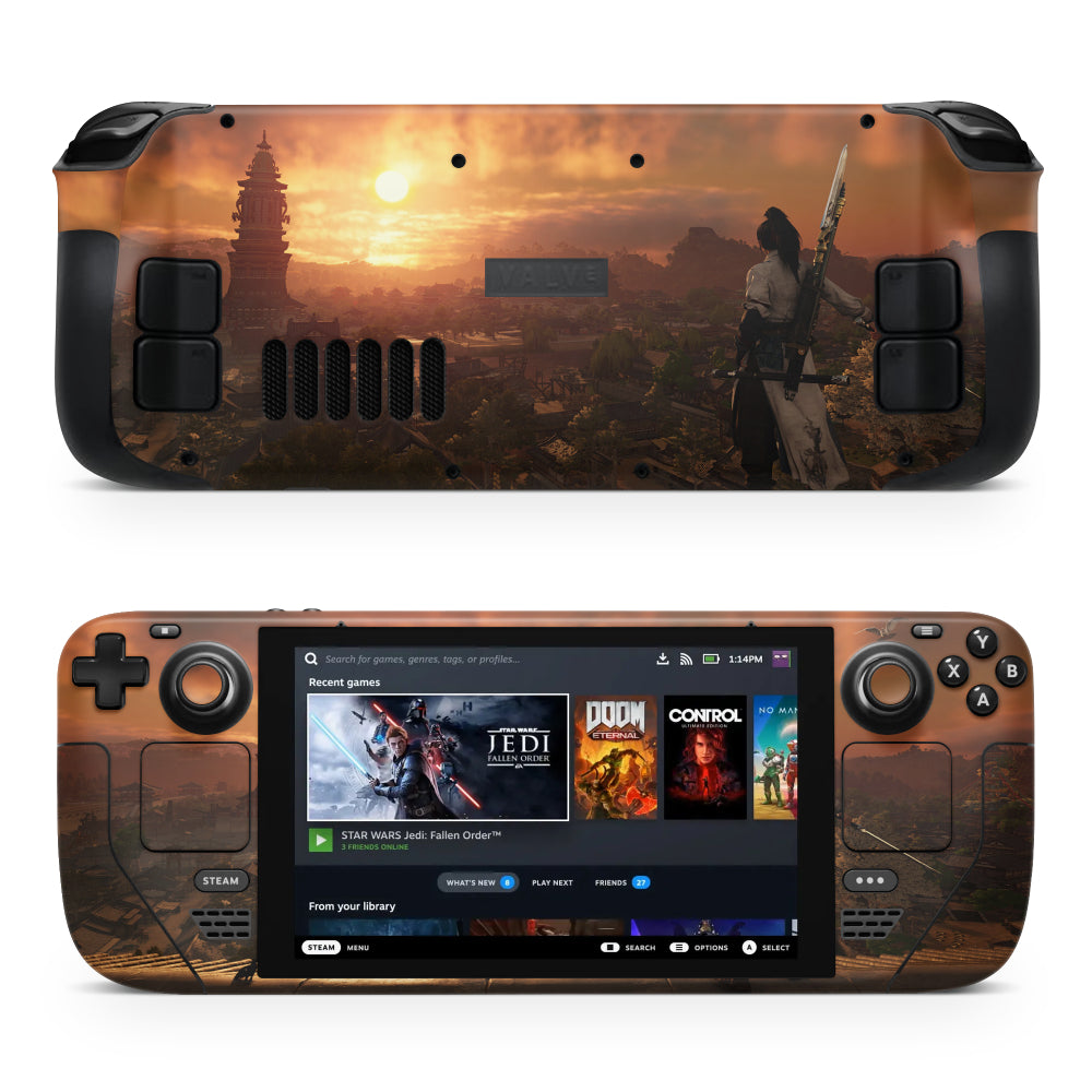 Wo die Winde sich treffen Steam Deck Aufkleber