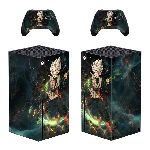 Xbox-Aufkleber Schwarzer Goku