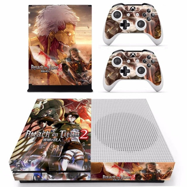 Xbox Sticker Eren Levi Armored Titan AOT